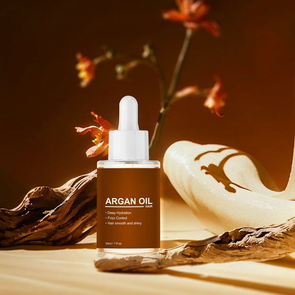 Aceite de argán Hidrata el cabello seco y encrespado Suaviza y da brillo Aceite para el cuidado del cabello 30 ml Agua de esencia