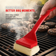 thumbnail image 6 of Grill Rescue BBQ Replaceable Scraper Cleaning Head, Bristle Free - Durable and Unique Scraper Tools for Cast Iron or Stainless-Steel Grates, Barbecue Cleaner, 6 of 6