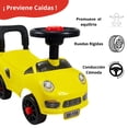 thumbnail image 3 of Montable para Niños THE BABY SHOP Correpasillos 48 cm con Respaldo Amarillo, 3 of 6