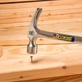 thumbnail image 3 of Estwing E3-22SM Straight Claw Rip Framing Hammer, 22 oz, 16 in OAL, Solid Steel, 3 of 6