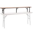thumbnail image 1 of 72'' x 12'' x 12'' Bar Top Riser with Black Legs, 1 of 3