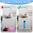 thumbnail image 2 of Olurrisa Kitchen Plastic Bag Holder 2 Pcs Large Grocery Shopping Bags Dispenser Mesh Garbage Bag Storage Organizer Rubbish Bags Containers (Grey), 2 of 8