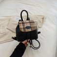 thumbnail image 3 of Mochila pequeña de diseño de nicho de color contrastante popular para mujer 2023 Nueva mochila pequeña de moda Mini bolso escolar pequeño, 3 of 5