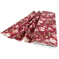 thumbnail image 4 of Better Homes & Gardens 54 inch Width 100% Cotton, Traditional Floral Merlot, 8 Yards by the Bolt, 4 of 7