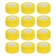 thumbnail image 1 of 12 paquetes de venda cohesiva elástica de 1 pulgada x 5 yardas, cinta atlética autoadhesiva transpirable amarilla, 1 of 5