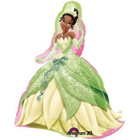 32" PRINCESS TIANA PINK Balloon • Large Foil Mylar Balloon • Party Supplies Decorations Foil Mylar Balloon