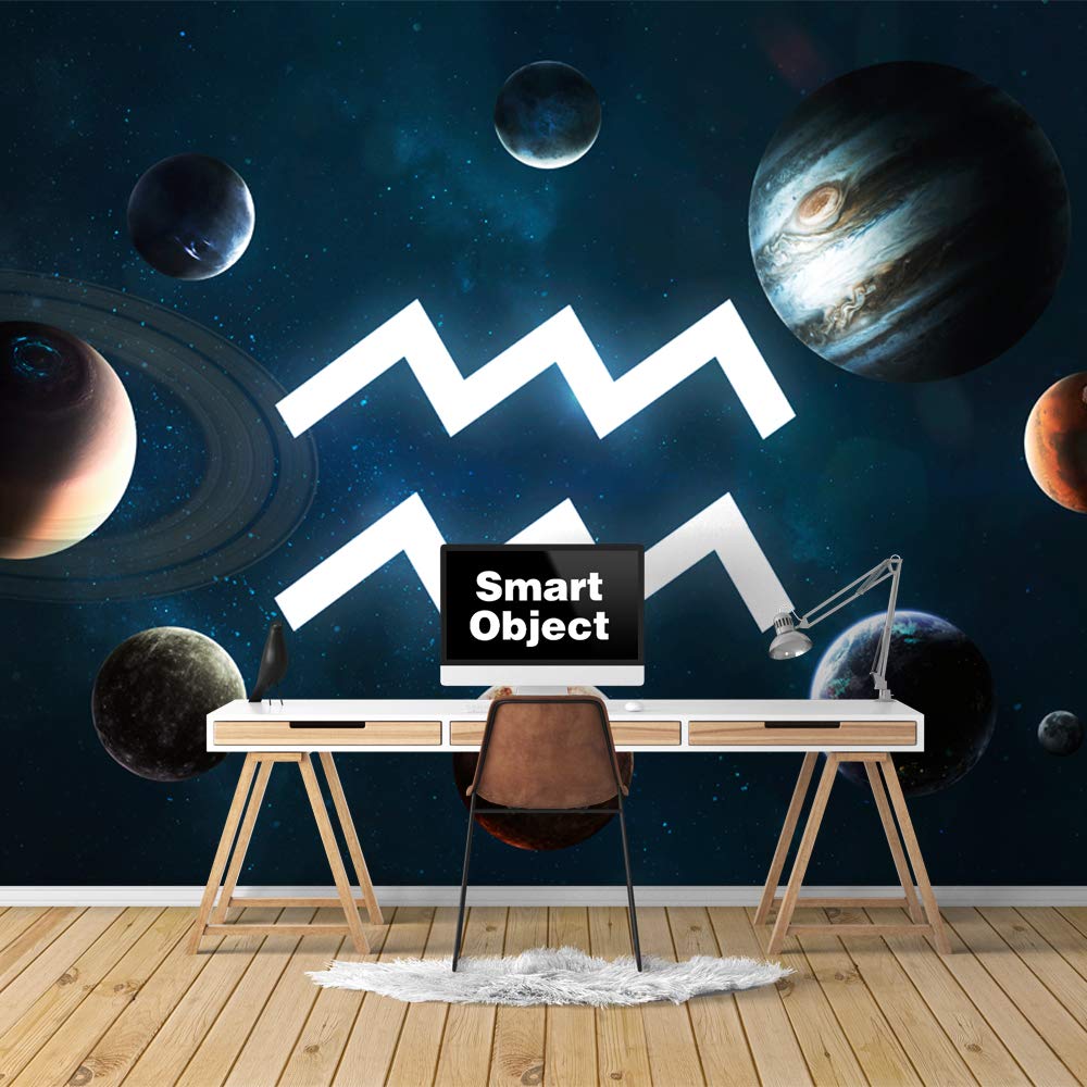 Idea4wall 6pcs Planets of Solar System Peel and Stick Wallpaper ...