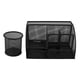 thumbnail image 2 of Mesh Metal 7 Grids Organizador De Papelería Multifuncional Con Cajón Y Soporte Para Bolígrafo Para La Escuela De Oficina, 2 of 7