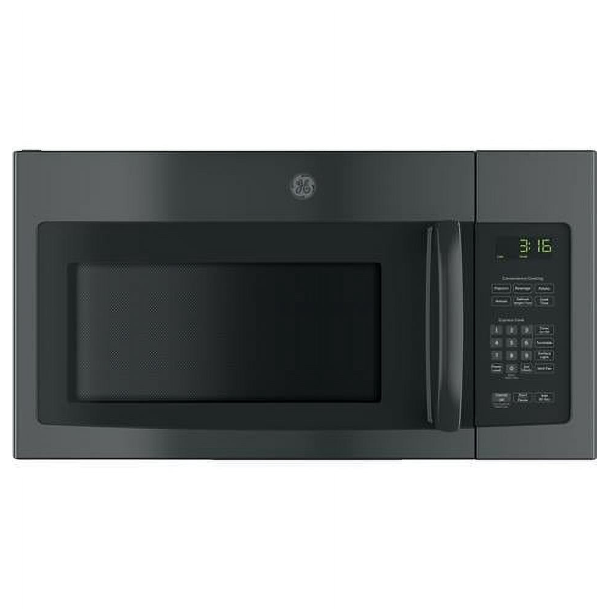 JNM3163DJBB 30 Over-the-Range Microwave with 1.6 cu. ft. Capacity 2-Speed 300 CFM Vent 10 Power Levels Convenience Cooking Controls and Cooktop Lighting in Black"