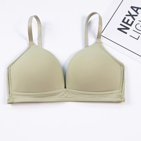 

QWZNDZGR Women Seamless Bra Soft Wireless Sexy Lingerie Fashion Adjusted Bras Female A B Cup Bralette Push Up Underwear