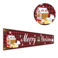 thumbnail image 1 of Ounissouiy Navidad Streamer Colgando Fondo Adorno Poliéster Decorativo Banner Kits de decoración para fiestas  GZ02, 1 of 8