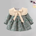 thumbnail image 5 of piuwrlz Kid Girls Unibody Princess Dress Flower Fragmented Flowers Skirts One Piece Skirt Set Green Size 4Y, 5 of 6