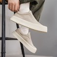 thumbnail image 6 of Men's Slip-On Platform Sneakers, Breathable Casual Lazy Shoes, Lightweight Non-Slip Thick Sole Walking Shoes for Daily Wear, Streetwear, 6 of 11