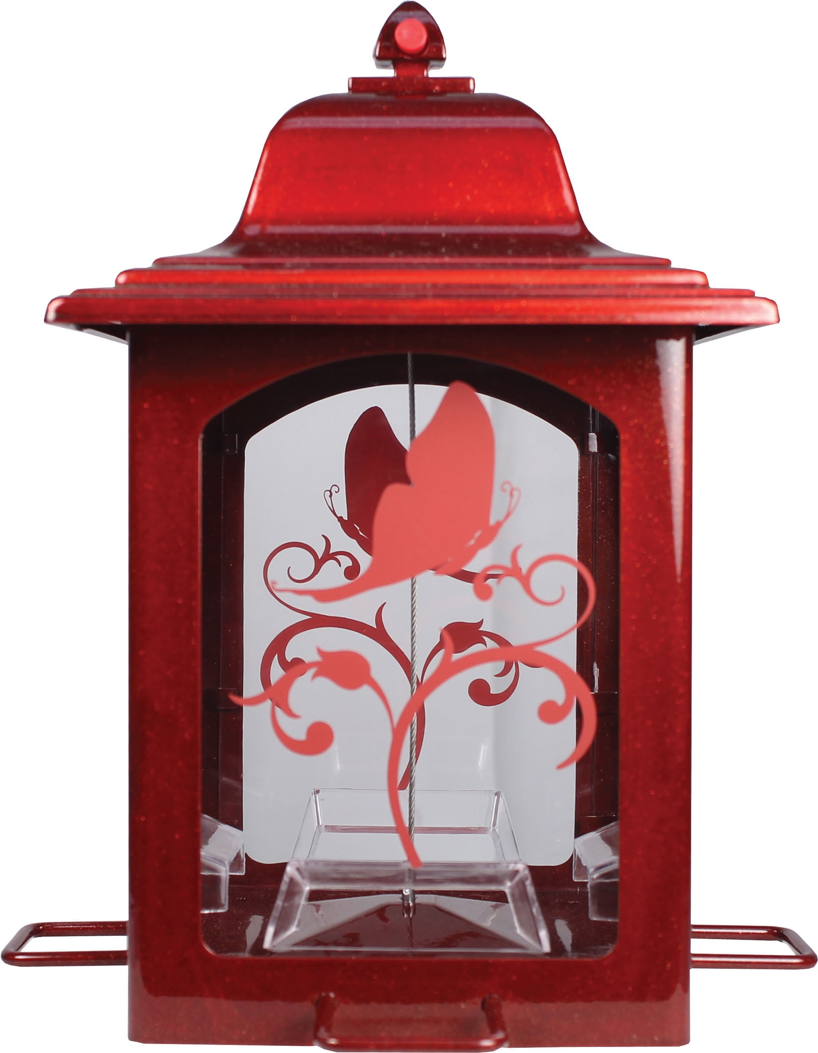 Perky-Pet Red Sparkle Lantern Wild Birdfeeder by Perky-Pet