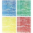 thumbnail image 1 of LAICAIW 1 Inch 1512 Pieces 12 Sheets Graduation Cap Letter Stickers, Self-Adhesive Vinyl Letter Sticker, Alphabet Number Stickers, Decals for Sign, Business, Mailbox,Crafts (Holographic Crystal Poin, 1 of 5