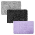 thumbnail image 3 of Mainstays Solid Black Fluffy Shag Faux Fur Area Rug, 36 in x 56 in, 3 of 7