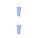 thumbnail image 2 of Botella de agua Yuarrent Frasco de vacío Vaso con pajitas multicolores, 2 of 6
