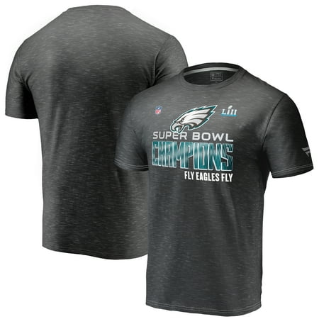 Philadelphia Eagles NFL Pro Line by Fanatics Branded Super Bowl LII Champions Trophy Collection Locker Room T-Shirt (Nfl Best Offensive Line 2019)