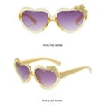 thumbnail image 3 of Wancir Kids Sunglasses Round Flower Heart Shaped Sunglasses for Toddler Girl Boy Baby Cute Glasses for Party, 3 of 3