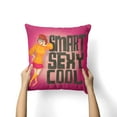 thumbnail image 3 of Scooby Doo Nerds Cool Kids Printed Throw Pillow, 18 x 18 inches, 3 of 4