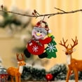 thumbnail image 5 of Diceymbol Christmas Fabric Pendant Small Doll Cloth Tree Hanging Ornament Decor, 5 of 6