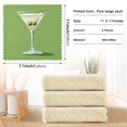 thumbnail image 6 of Yayeee 6 Pack Kitchen Dishcloths for Washing Dishes Soft Absorbent Microfiber Towels, Green Martini Glass, 6 of 9