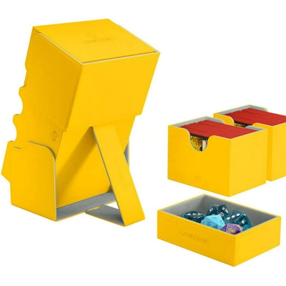 Game Genic Card Supplies Stronghold 200  XL Yellow 3 Piece Deck Box (Exclusive)