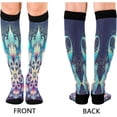 thumbnail image 2 of FREEAMG Beautiful Mandala Pattern Compression Socks for Women and Men(2Pairs)-Best Support for Running, Athletic, Nursing, Travel, 2 of 7