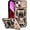 S004-gold, variant on iPhone 13 Case, Phone Case iPhone 13,iPhone 13 Case with Camera Cover & Kickstand Grade Shockproof Heavy Duty Protective with Magnetic Car Mount Holder for iPhone 13,Rosegold