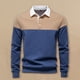 thumbnail image 1 of pstuiky camisas de manga larga para hombre, Blusa/camiseta informal de manga larga con cuello vuelto de color liso para hombre camisetas de hombre xl, 1 of 9