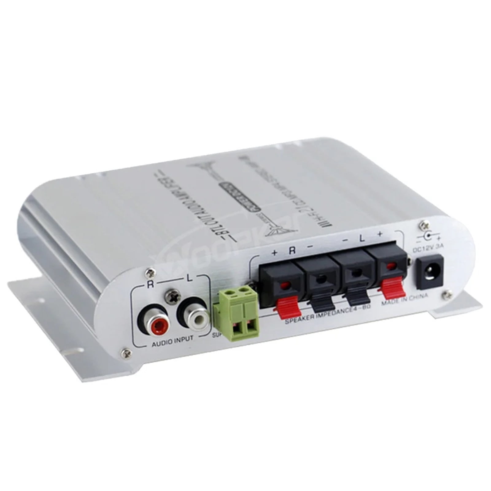 Amplifier ST-838 2.1 Channel Subwoofer Stereo Bass Amp RMS 20Wx2+40W Class D Mini Amplifiers Media Player ,High Sound