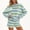Light Blue women two piece lounge set a1, variant on BRELIL Women's Two Piece Outfits Striped Lounge Set Long Sleeve Round Neck Pullover Top with Shorts Casual Loose Knit Tracksuit for Summer Vacation Travel, Black S