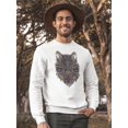 thumbnail image 2 of Silhouette Of A Wolf, Sweatshirt Men -Image by Shutterstock, Male x-Large, 2 of 4