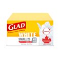 thumbnail image 2 of Glad White Garbage Bags - Small 25 Litres -, 2 of 6