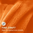 thumbnail image 4 of Astarin Throw Blanket, Twin Size Orange Blankets & Throws for Couch/Beds, Fuzzy and Cozy Blanket, 60x80 inches, 4 of 9