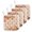 Beige, variant on Beige Checkered Fall Pot Holders for Kitchen Heatproof Potholder, 4 Pack Thanksgiving Maple Leaves Hot Pads Multipurpose Oven Pads Terry Cloth Potholders Trivet for Cooking and Baking