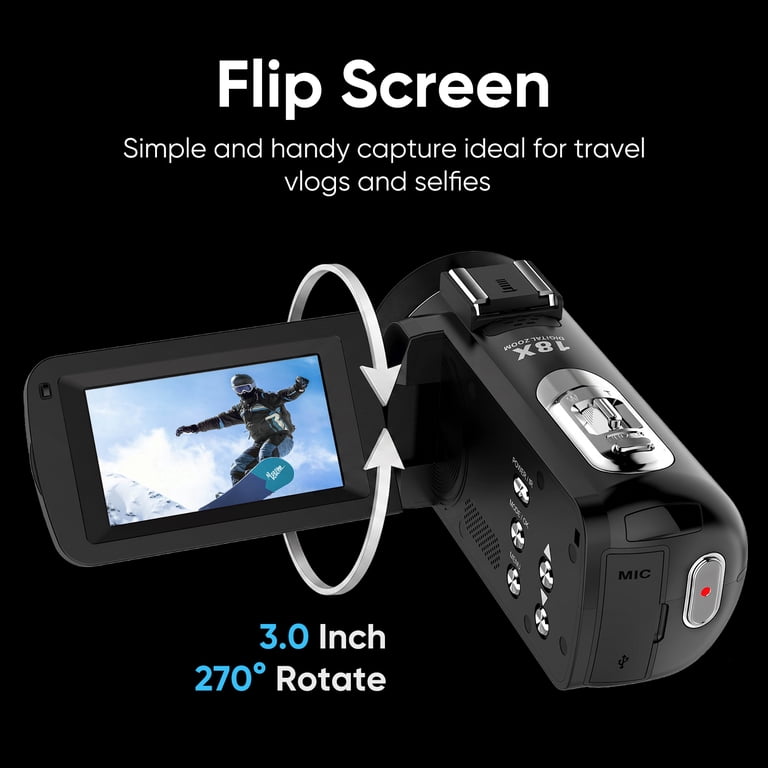 ORDRO B320 Video Camera Camcorder FHD 1080P 30MP IR Night Vision