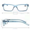 thumbnail image 2 of MODFANS Reading Glasses Women/Men 5 Pack Sun Readers outdoors Comfort Spring Hinges Rectangular Glasses Frame Personality Matching, 2 of 5