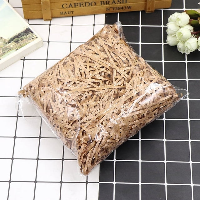 Relleno de rafia con purpurina para decoración de cajas de regalo de cumpleaños y San Valentín, 30 g/50 g/100 g