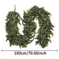 thumbnail image 5 of Christmas Cedar Garland Artificial Pine Cypress Vines Christmas Evergreen Garland Mantle Fireplace Cascading Garland for Indoor Outdoor Table Stairs Winter Decoration (5.91 ft), 5 of 6