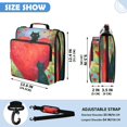 thumbnail image 3 of Heart-black Cats Printed Zipper Binder with Handle&Shoulder Strap 2 inch 3 Ring 500+300 Sheet Capacity File Folder Organizer, 3 of 8