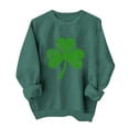 thumbnail image 3 of TaTaai Women Casual St Patrick's Day Printed Long Sleeve Crew Neck Sweatshirt No Hood Pullover Ladies Weekend Festival Outdoor Wear Soft Warm Non See Through Versatile Top Gift, 3 of 6