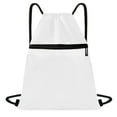 thumbnail image 2 of Multi Functional Waterproof Drawstring Backpack | Oxford Cloth Sports Gym Bag with Small Pocket | Durable Lightweight Fitness Travel Storage Sack for Basketball Swimming Outdoor, 2 of 6
