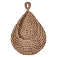thumbnail image 1 of Cesta de frutas Miyuadkai en liquidación, cesta colgante de pared para frutas y verduras, cesta colgante en forma de lágrima, cesta de almacenamiento colgante para cocina, cesta tejida a mano para, 1 of 2