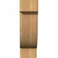 thumbnail image 2 of 5 1/2"W x 10"D x 18"H Alpine Smooth Corbel, Western Red Cedar, 2 of 9