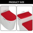 Tripumer 2 Pcs Toilet Lid Cover and Toilet Tank Lid Cover Toilet Tank