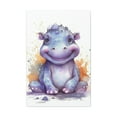 thumbnail image 2 of Watercolor Hippo Painting 2 - Nursery Collection - Bedtime Stories, 2 of 7