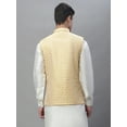 thumbnail image 2 of Maple Clothing Men's Traditional Indian Outerwear Vest Nehru Jacket Waistcoat Guest Outfit (Gold, XL), 2 of 8