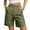 Army Green, variant on Women's Casual Cargo Shorts Pocket Design for Everyday Relaxed Wear Suitable for Summer Activities Short Sleeve Tunic Tops for Leggings for Women Shorts Women Shorts for Women Summer Womens