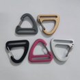 thumbnail image 3 of Outdoor Tool 5 Colors Camping Hiking Backpack Accessories Outdoor Hooks Triangle Carabiner Spring Quickdraws Clip Keychain Belt Buckles GREY, 3 of 7
